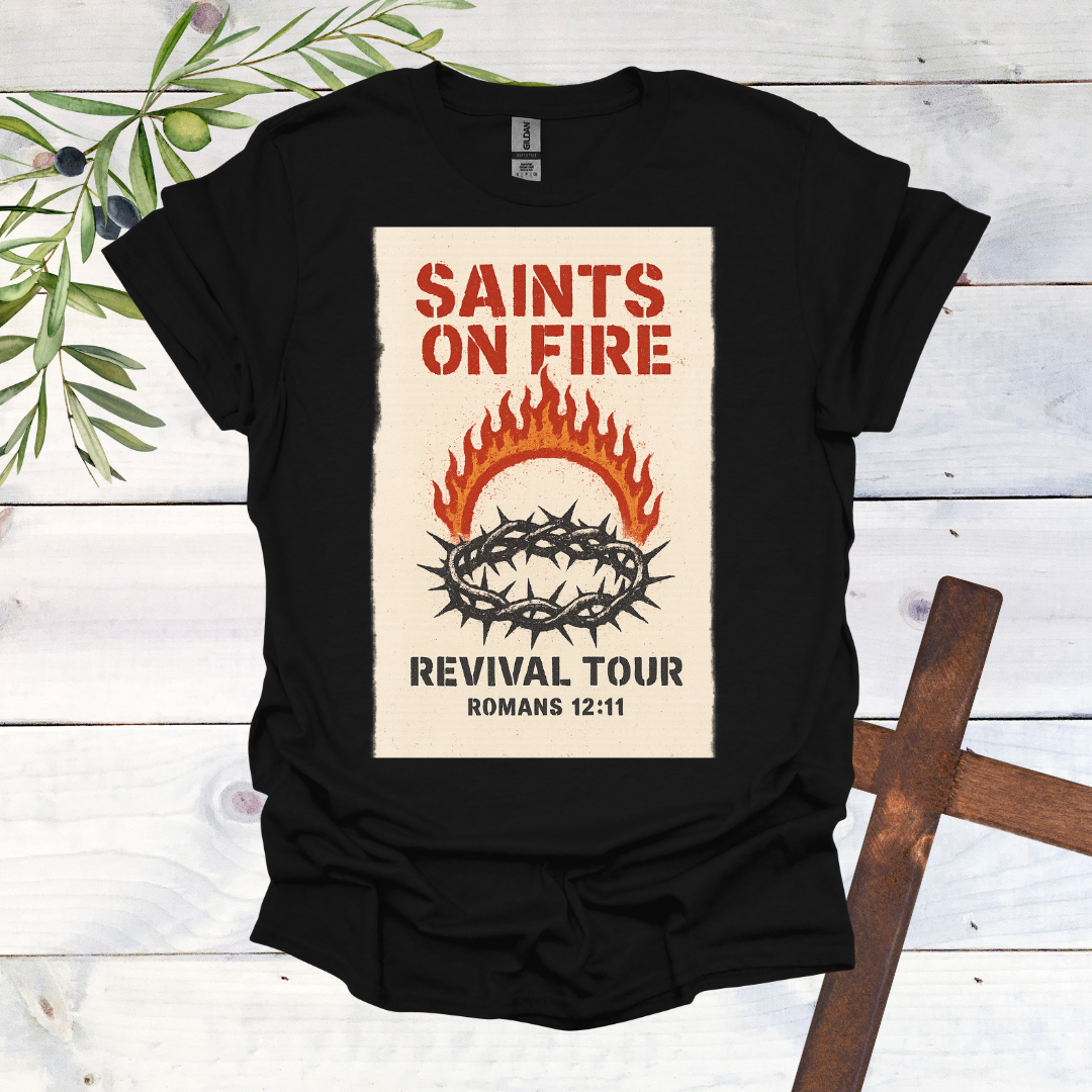 Saints on Fire Revival Tour Band T-Shirt