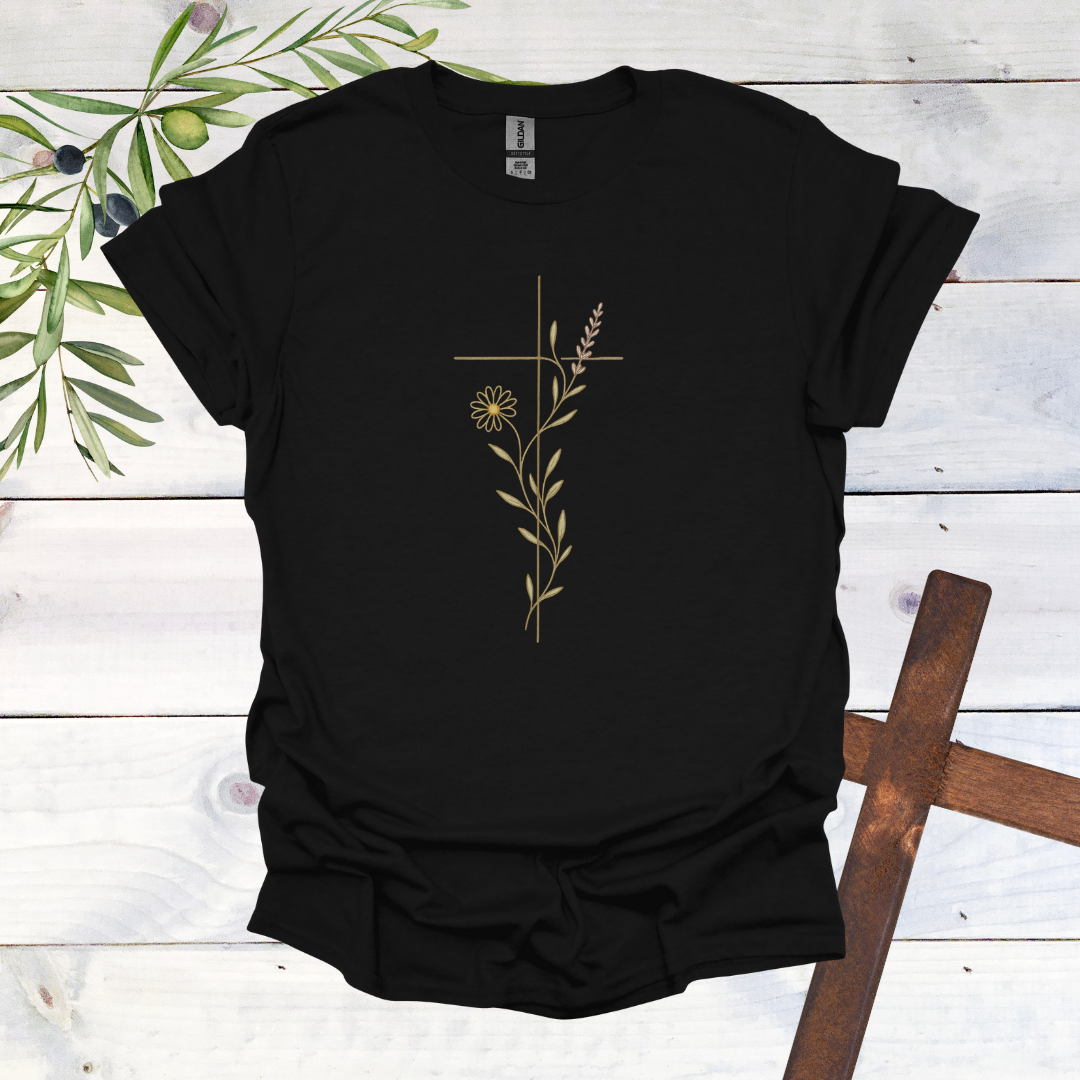 Floral Cross for Jesus T-Shirt