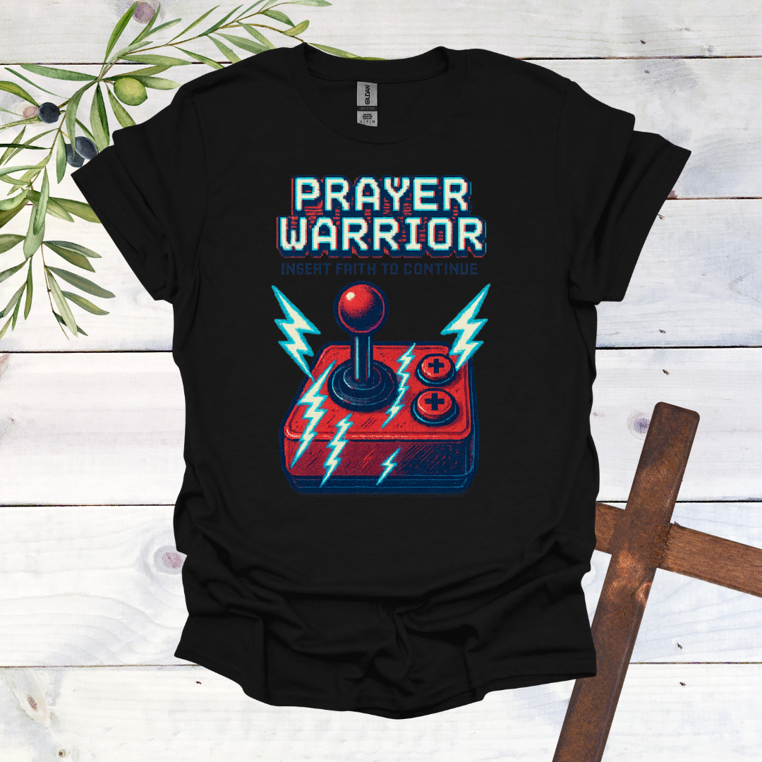 Prayer Warrior Video Game T-Shirt