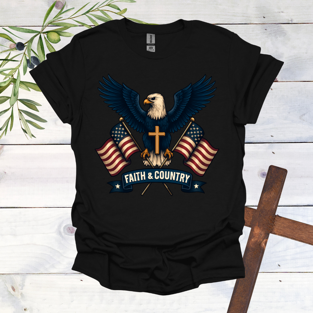 Faith and Country Eagle T-Shirt