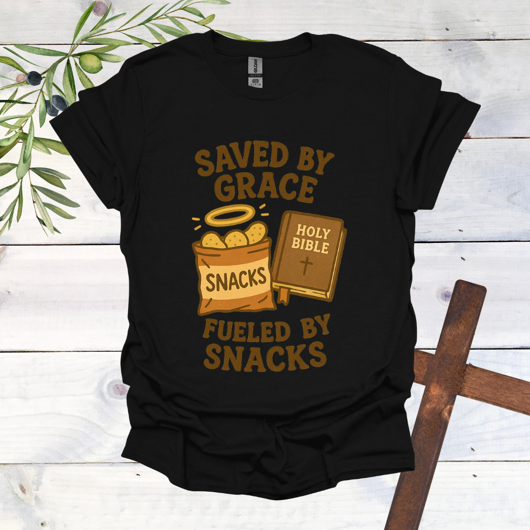Save by Grace Fueled by Snacks T-Shirt