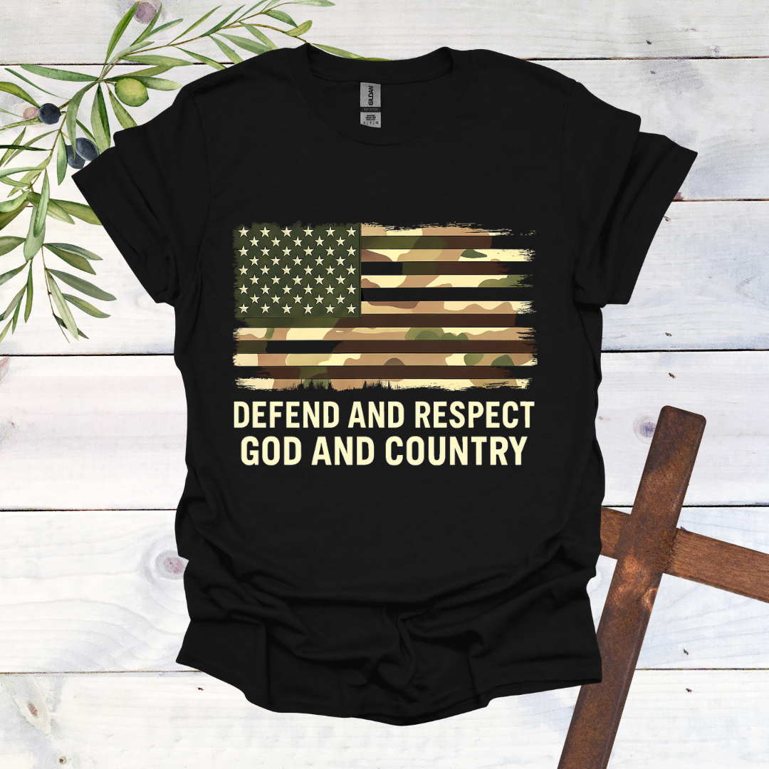 Defend and Respect God and Country T-Shirt