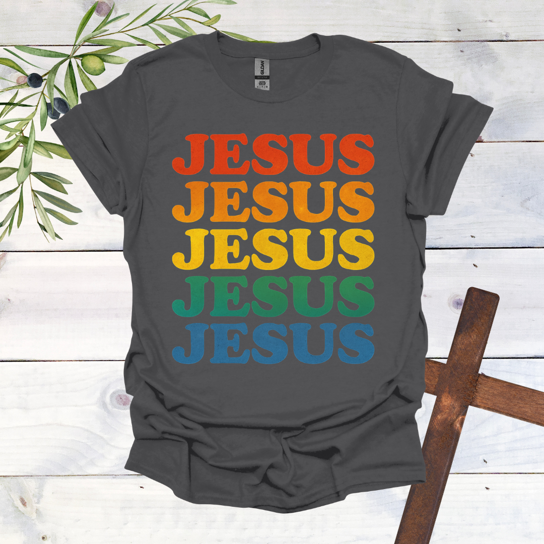 JESUS Rainbow T-Shirt