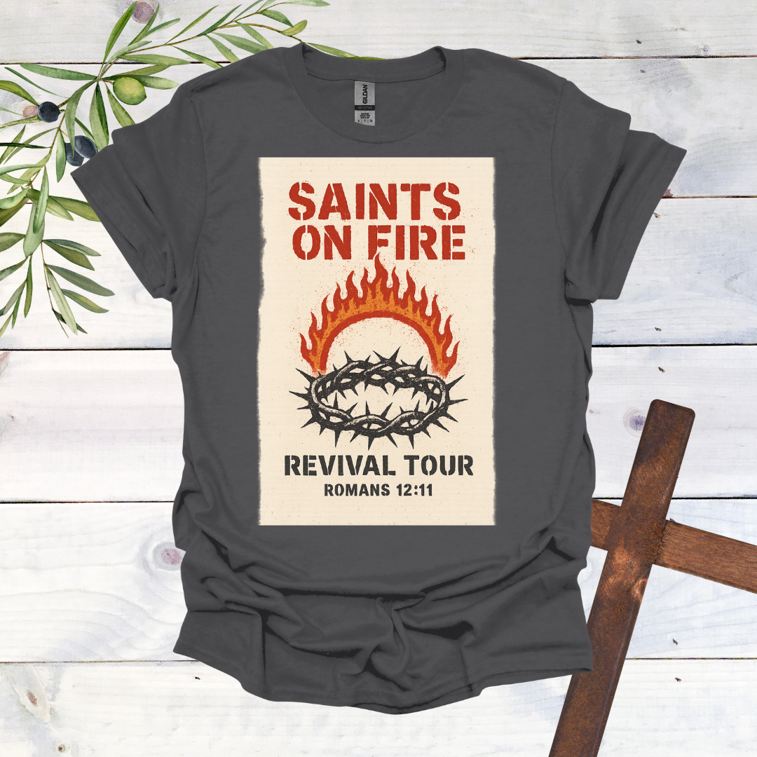 Saints on Fire Revival Tour Band T-Shirt