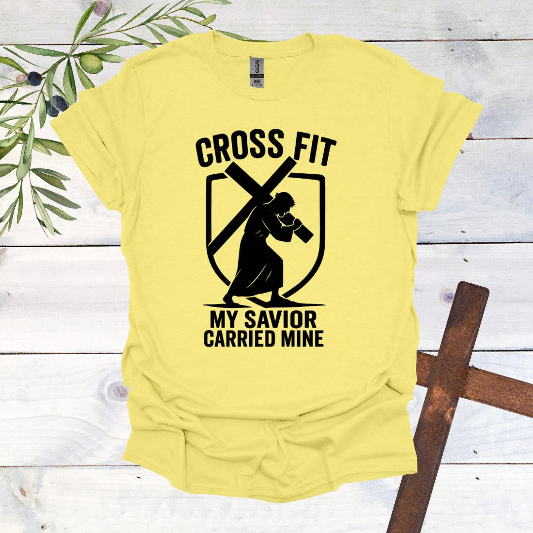 CROSS FIT: My Savior Carried Mine T-Shirt