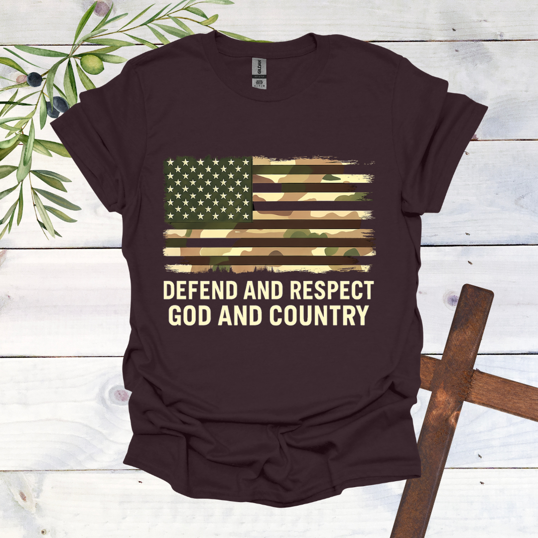 Defend and Respect God and Country T-Shirt