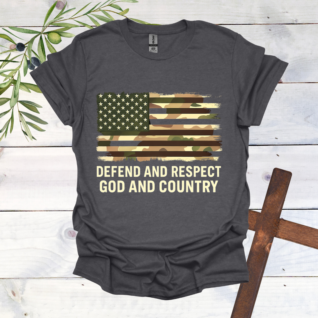 Defend and Respect God and Country T-Shirt