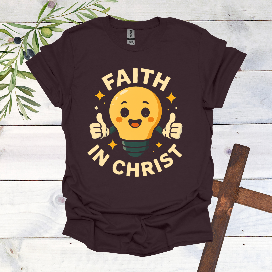 Faith in Christ Lightbulb T-Shirt