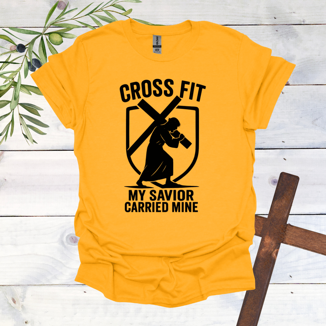 CROSS FIT: My Savior Carried Mine T-Shirt