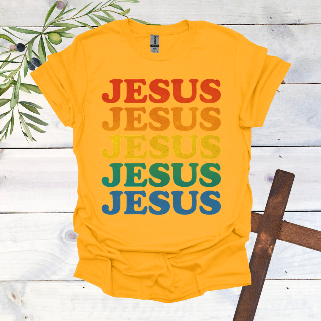 JESUS Rainbow T-Shirt