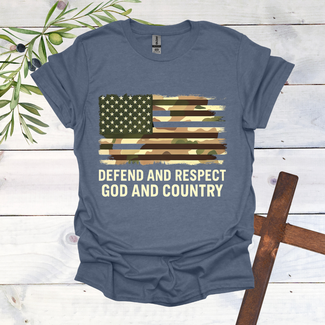 Defend and Respect God and Country T-Shirt