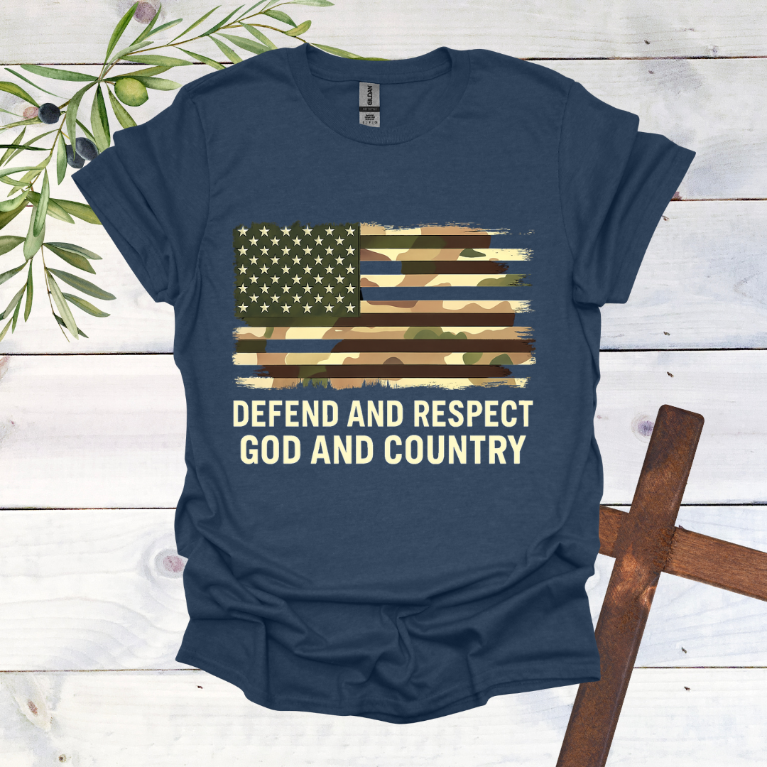 Defend and Respect God and Country T-Shirt
