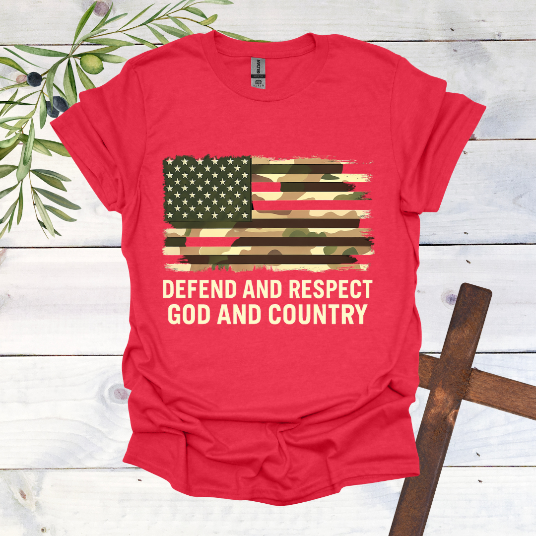 Defend and Respect God and Country T-Shirt