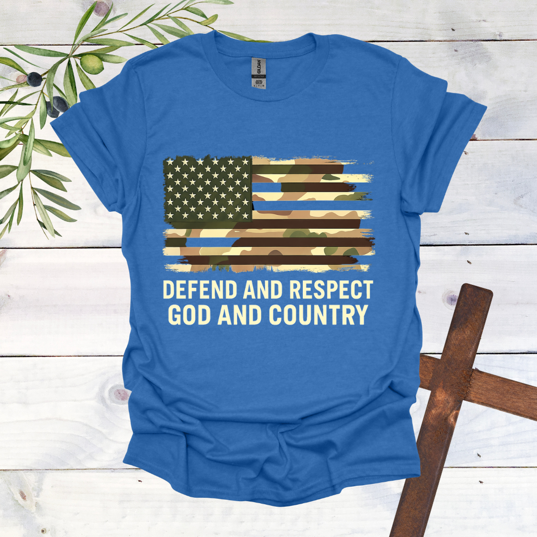 Defend and Respect God and Country T-Shirt