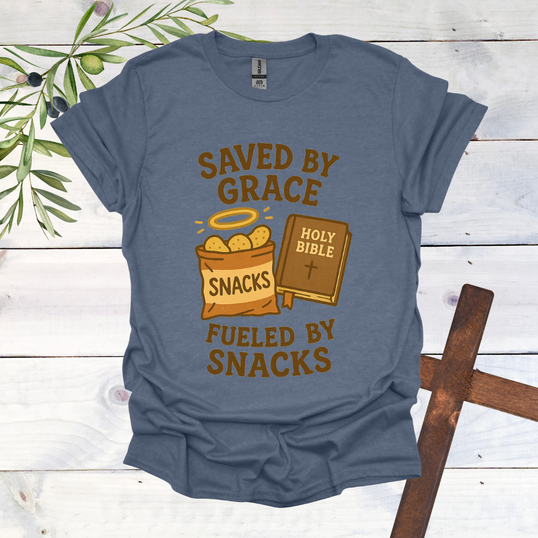 Save by Grace Fueled by Snacks T-Shirt