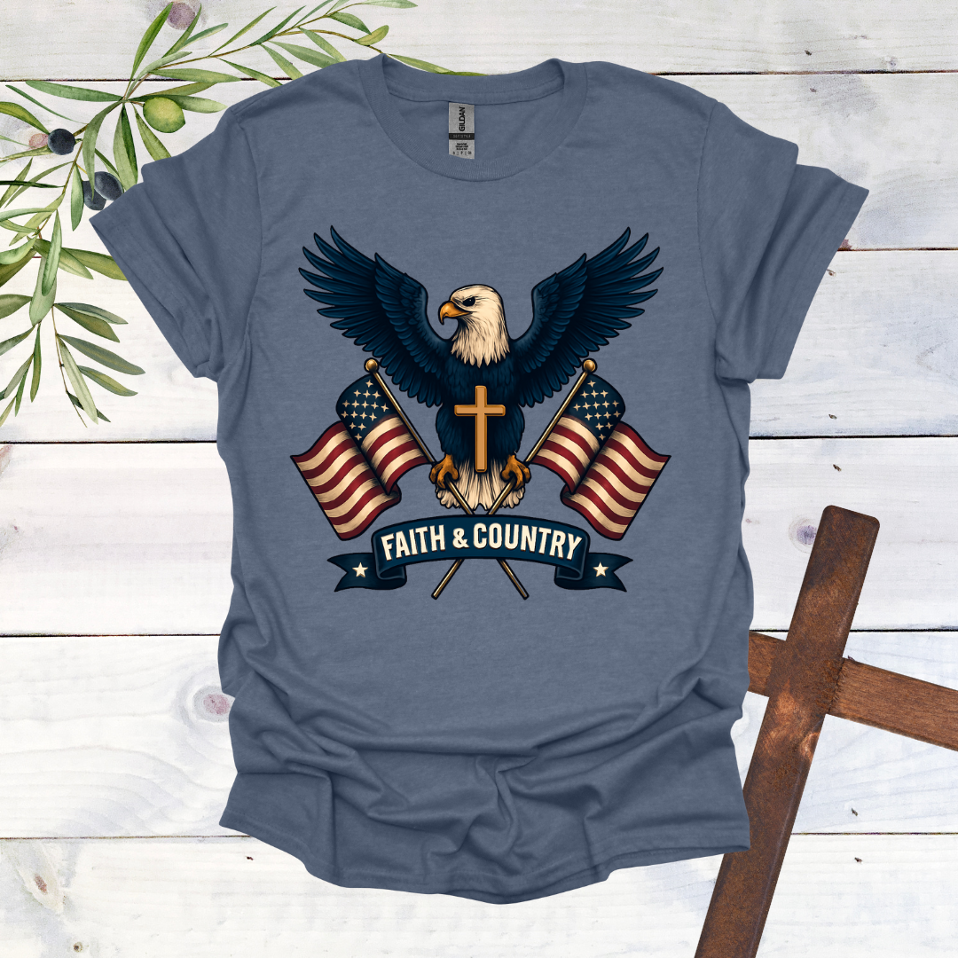 Faith and Country Eagle T-Shirt
