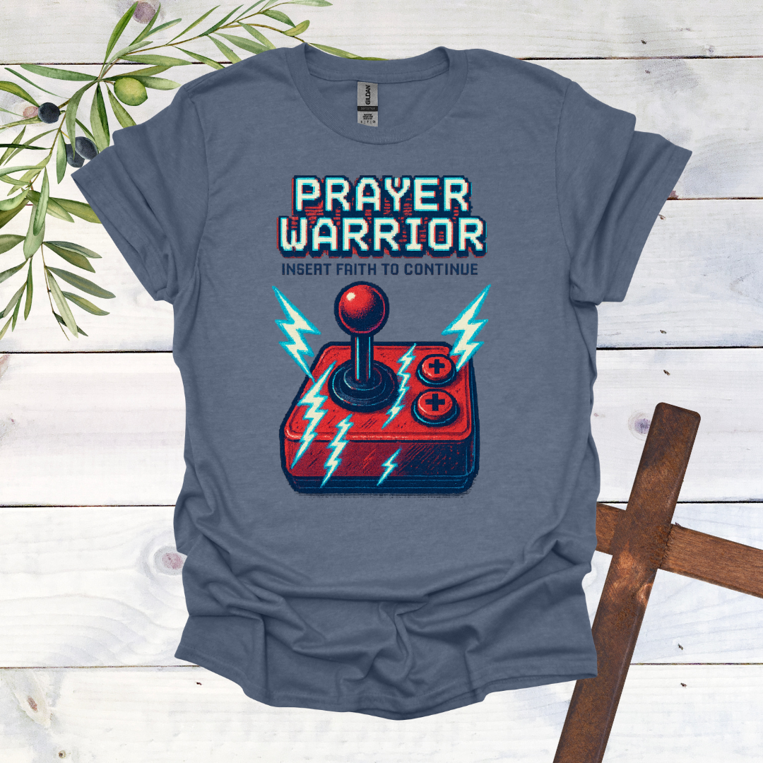 Prayer Warrior Video Game T-Shirt