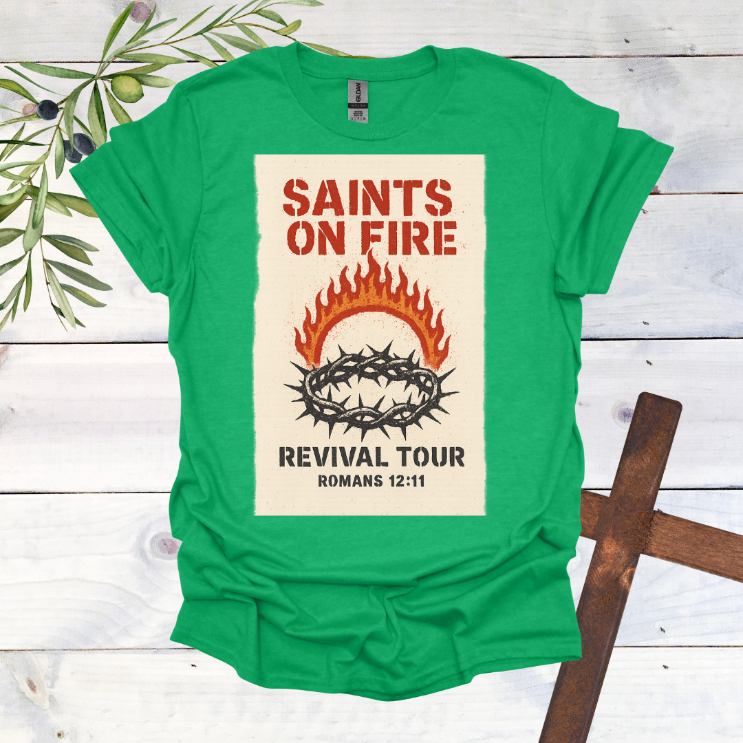 Saints on Fire Revival Tour Band T-Shirt