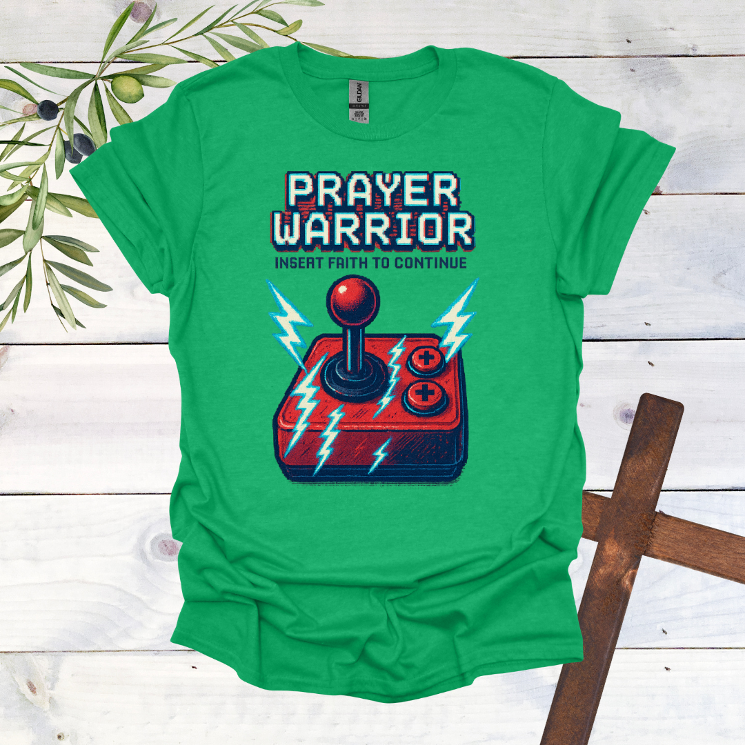 Prayer Warrior Video Game T-Shirt