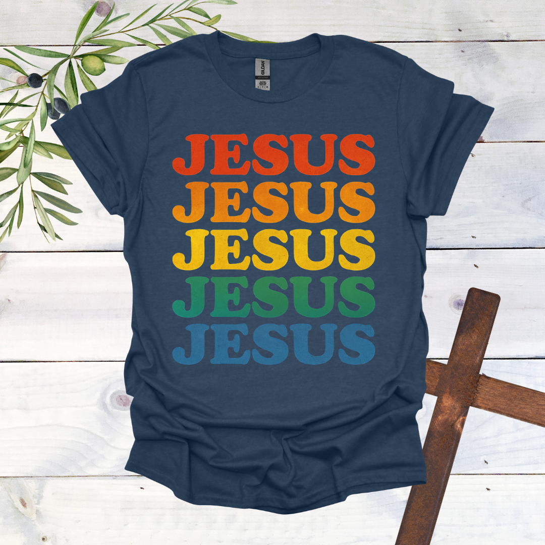 JESUS Rainbow T-Shirt