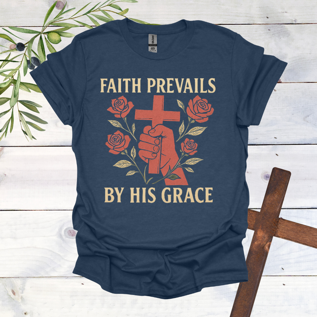Faith Prevails by His Grace T-Shirt