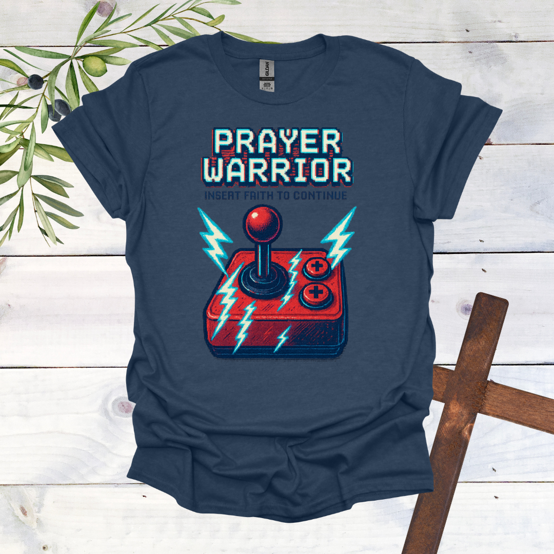 Prayer Warrior Video Game T-Shirt