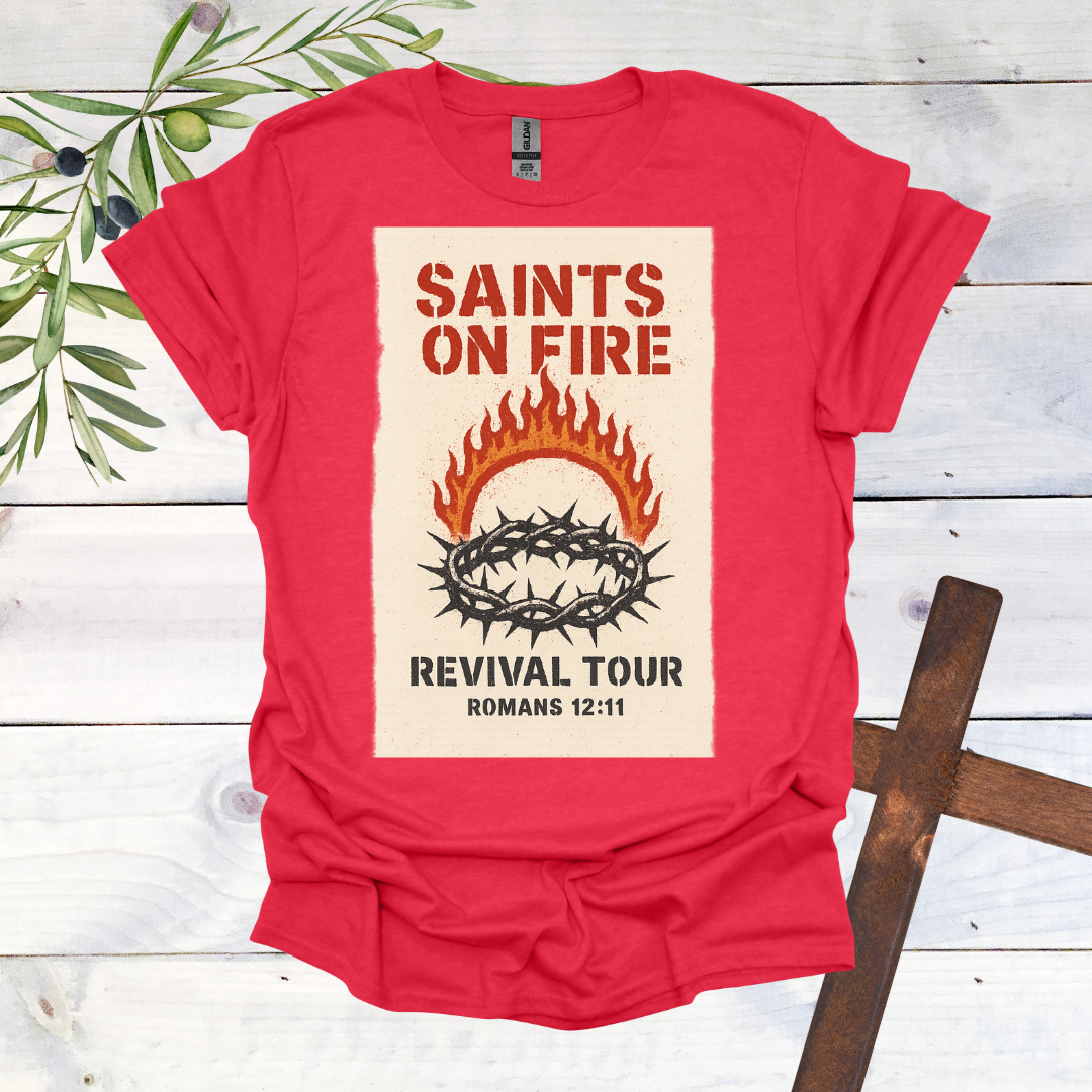 Saints on Fire Revival Tour Band T-Shirt