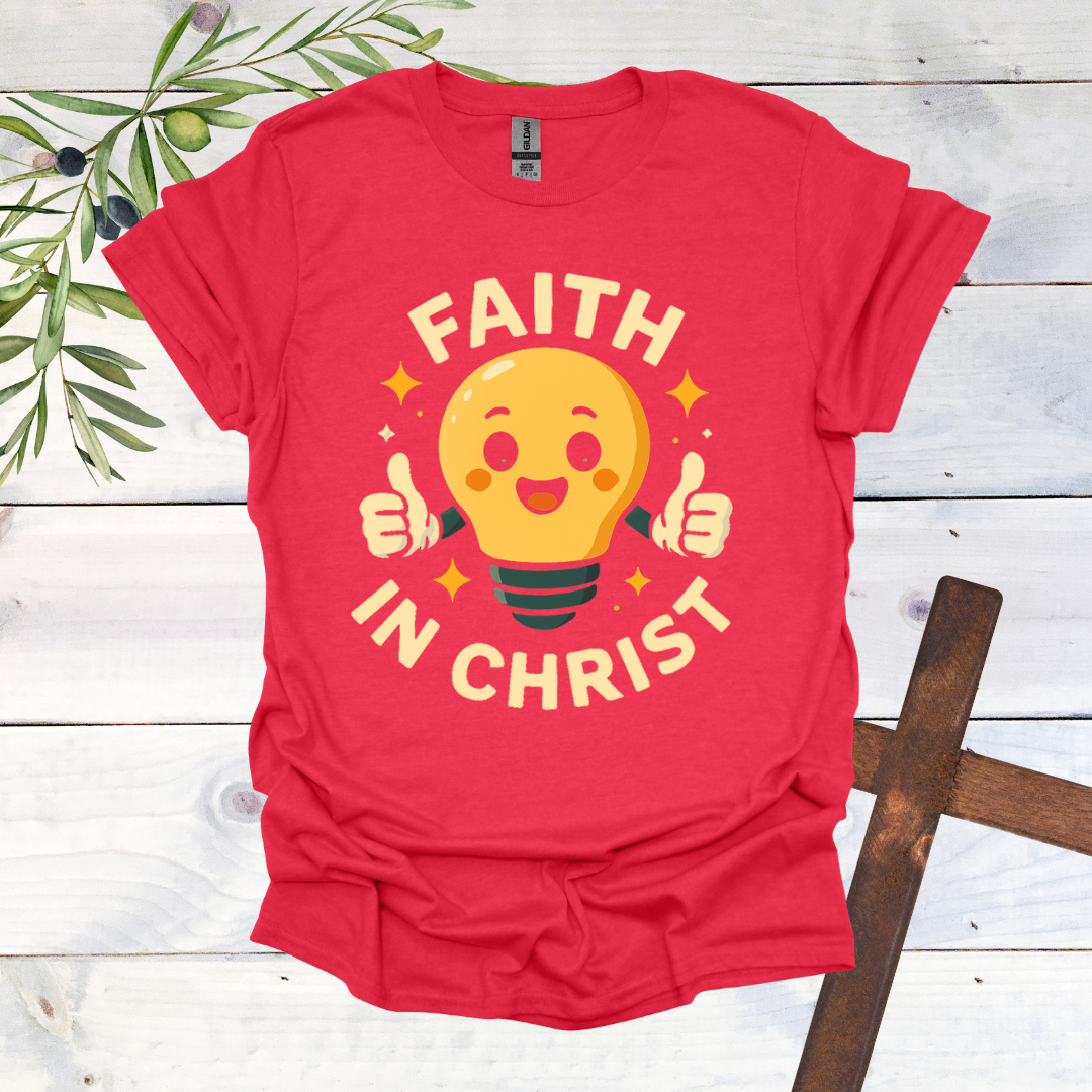 Faith in Christ Lightbulb T-Shirt