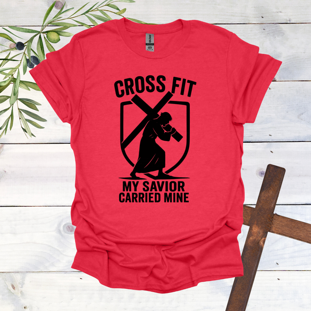 CROSS FIT: My Savior Carried Mine T-Shirt