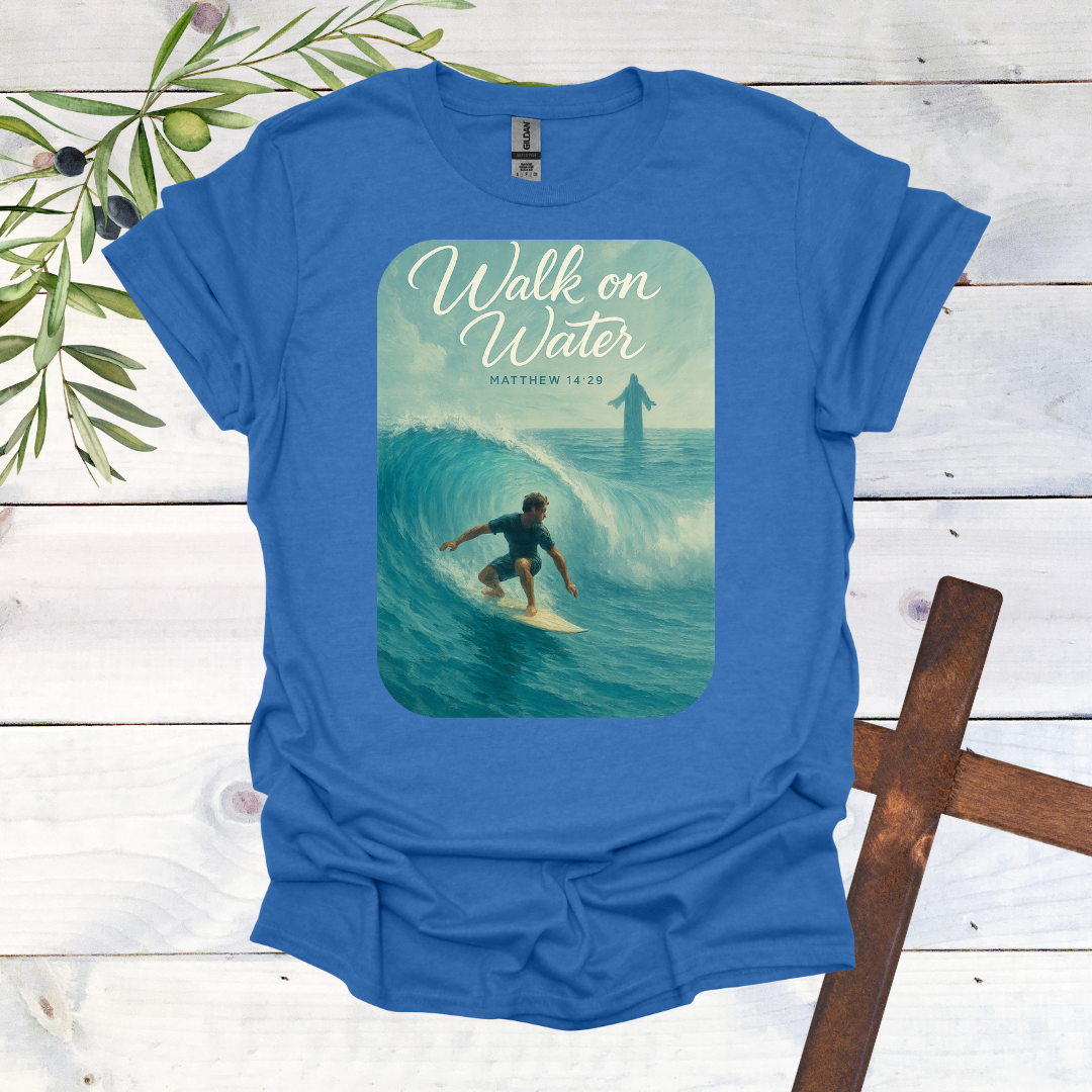 Walk on Water - Matthew 14:29 - T-Shirt