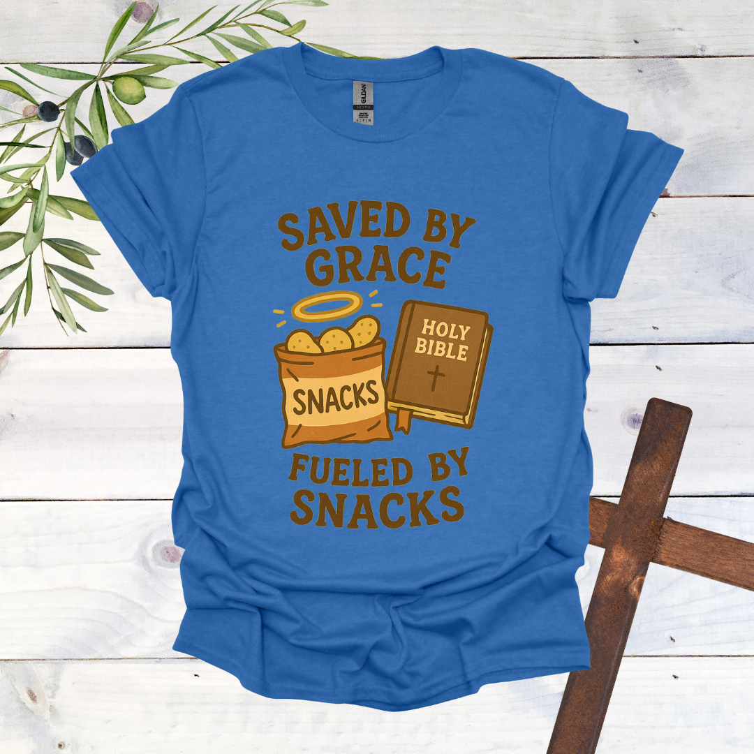 Save by Grace Fueled by Snacks T-Shirt