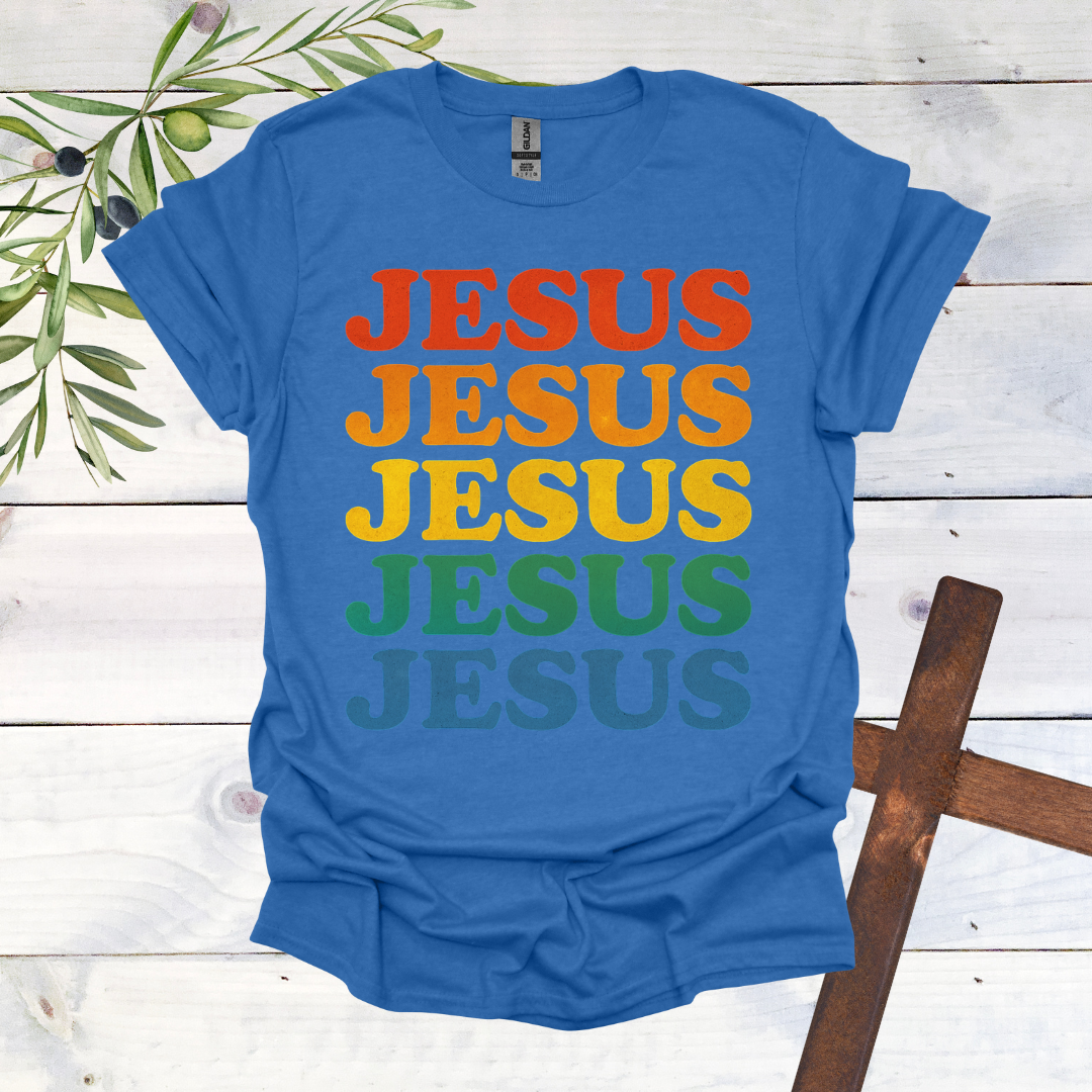 JESUS Rainbow T-Shirt