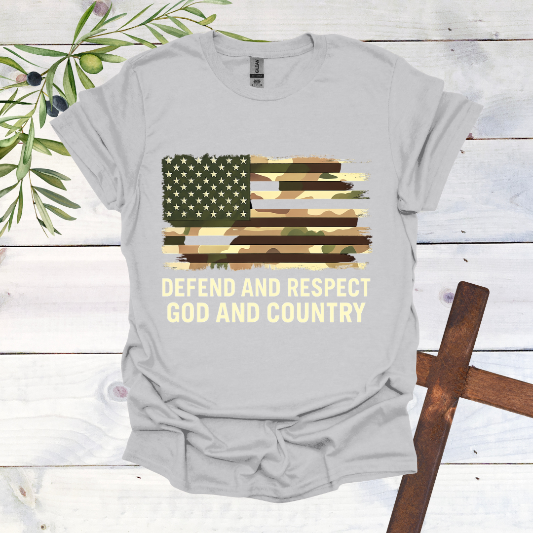 Defend and Respect God and Country T-Shirt