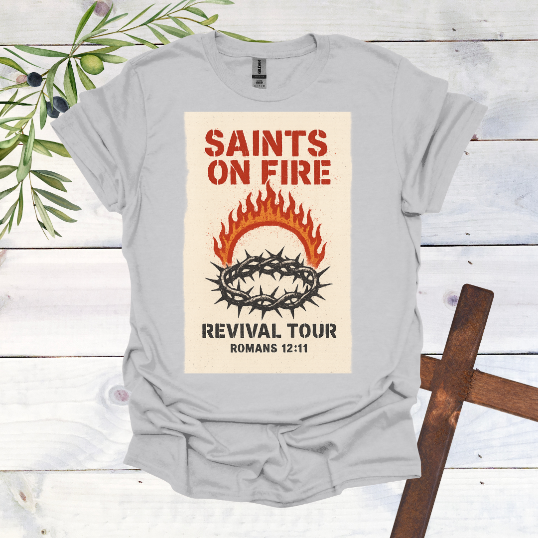 Saints on Fire Revival Tour Band T-Shirt