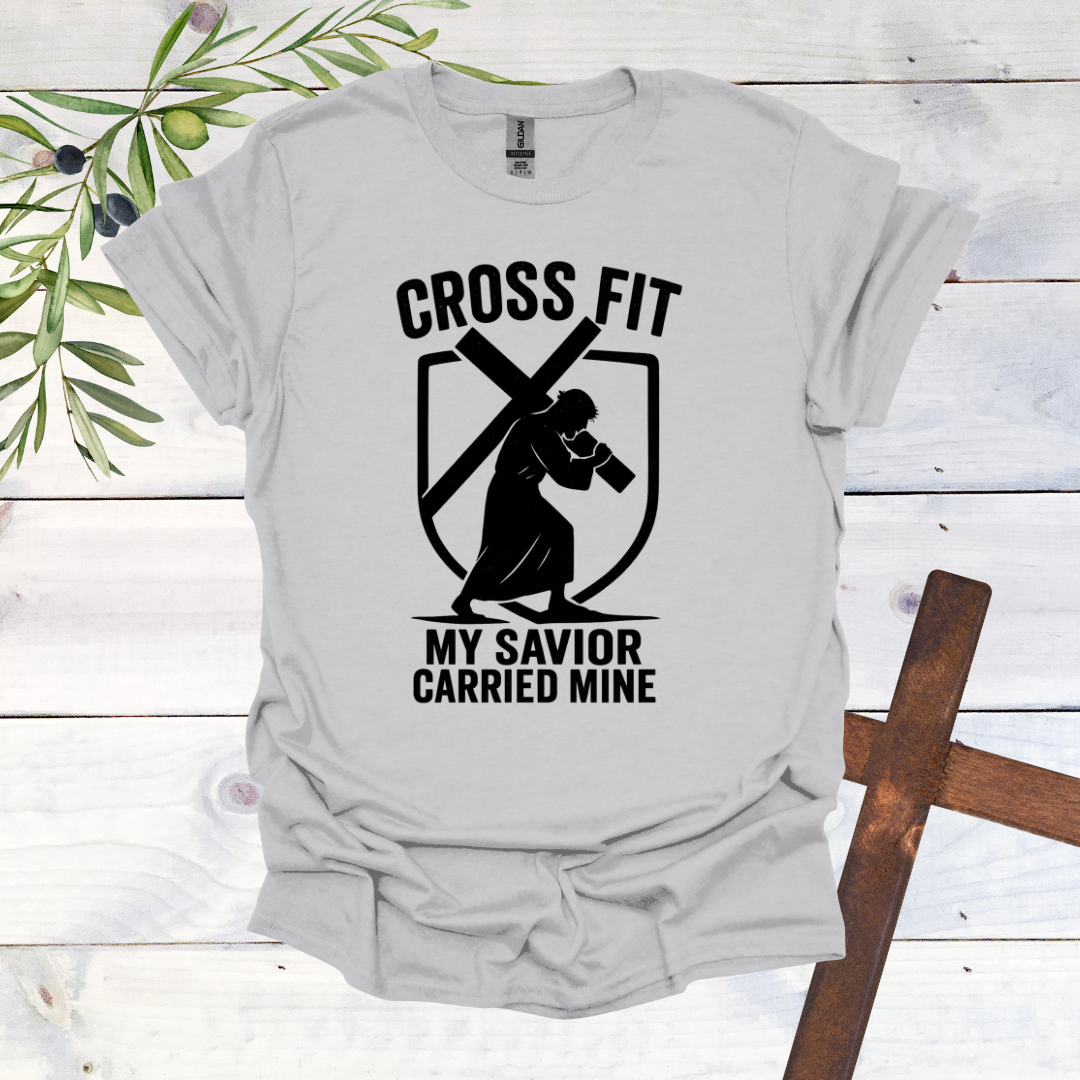 CROSS FIT: My Savior Carried Mine T-Shirt