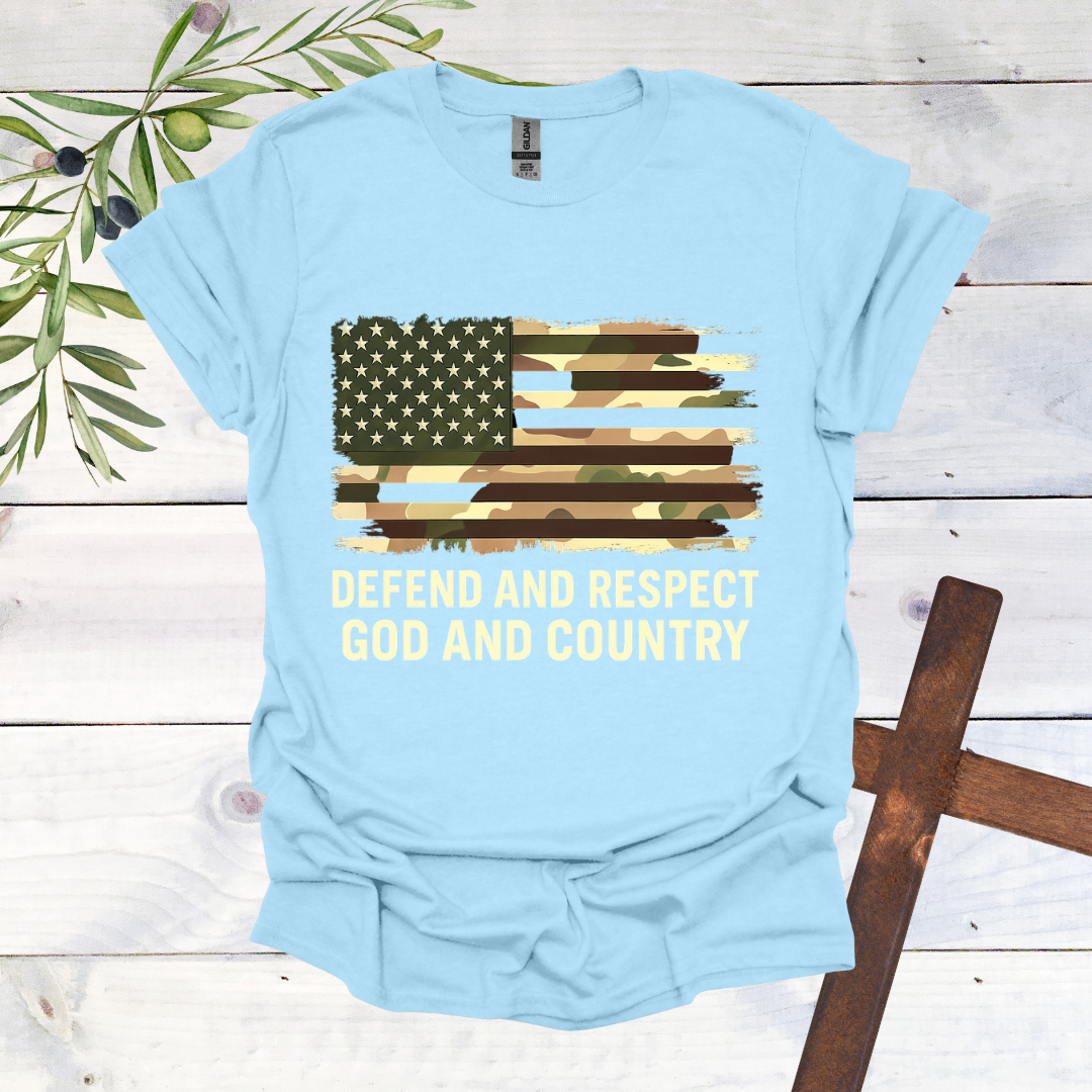 Defend and Respect God and Country T-Shirt