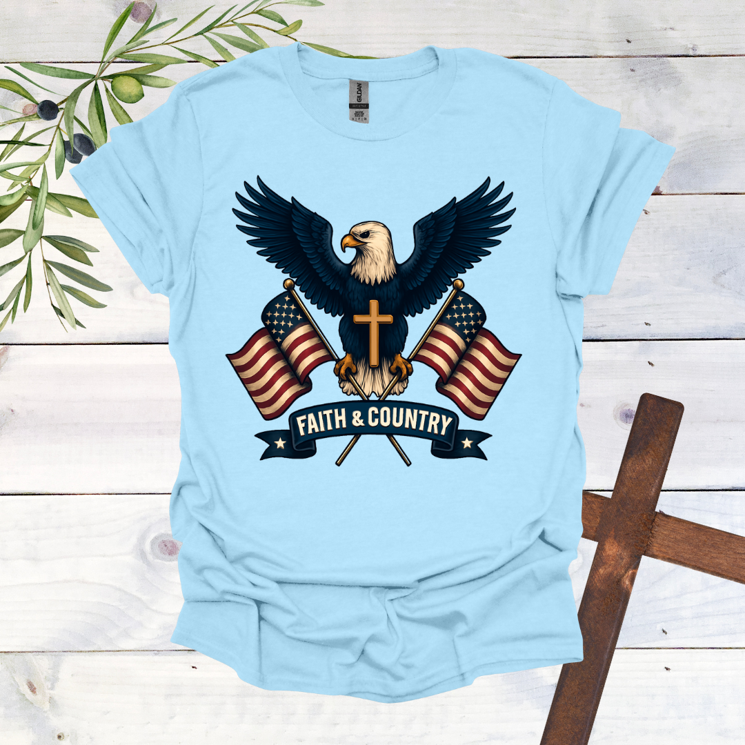 Faith and Country Eagle T-Shirt