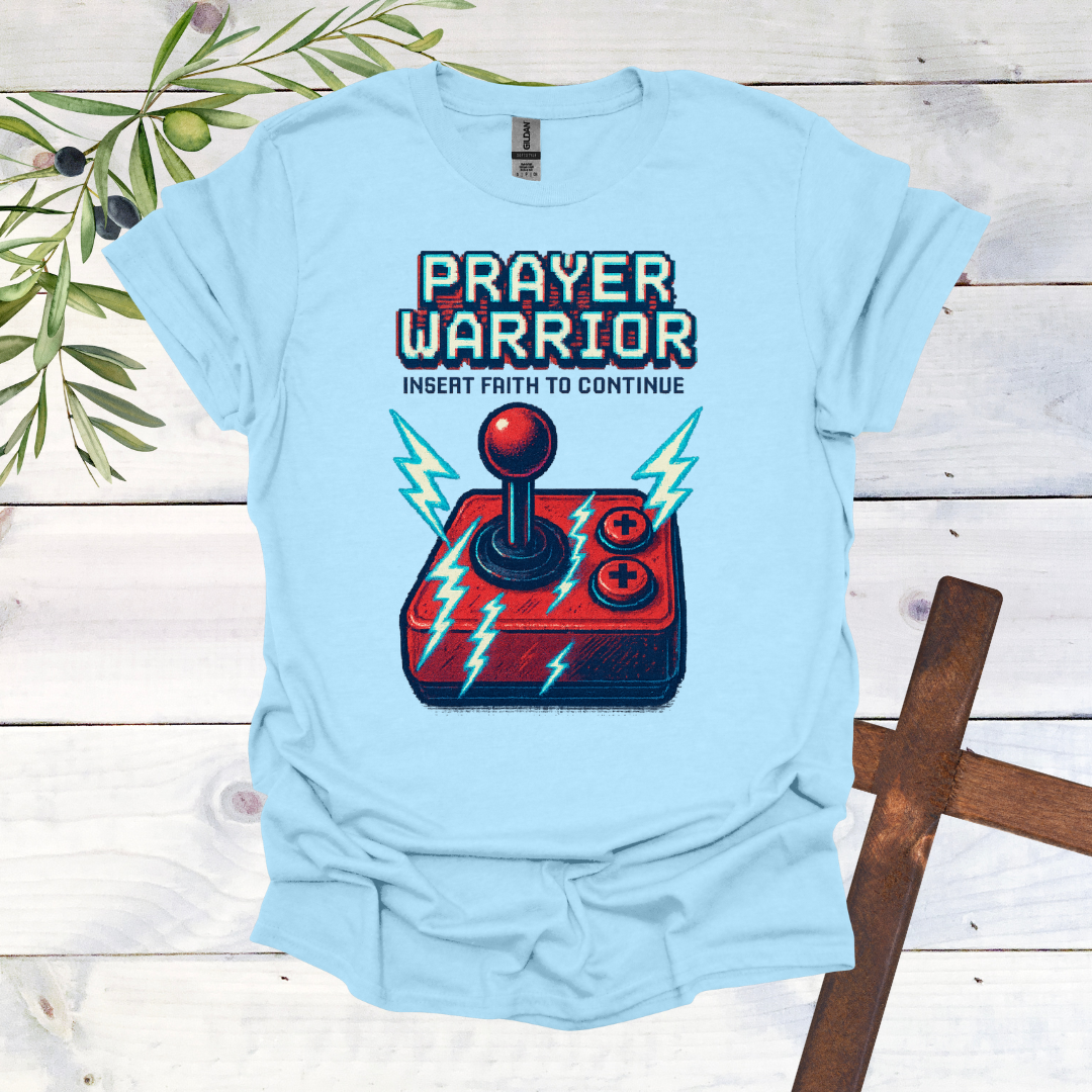 Prayer Warrior Video Game T-Shirt