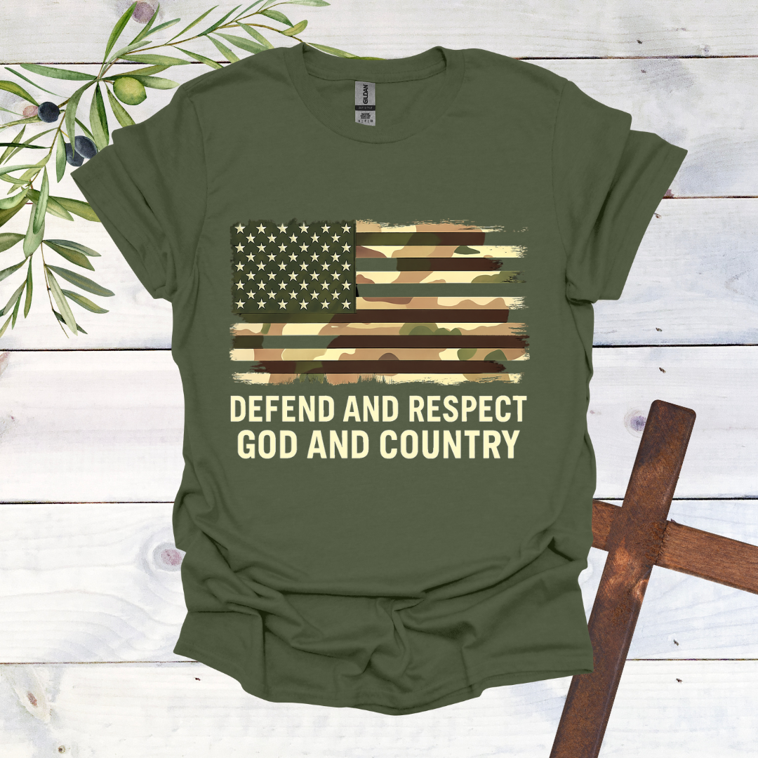 Defend and Respect God and Country T-Shirt
