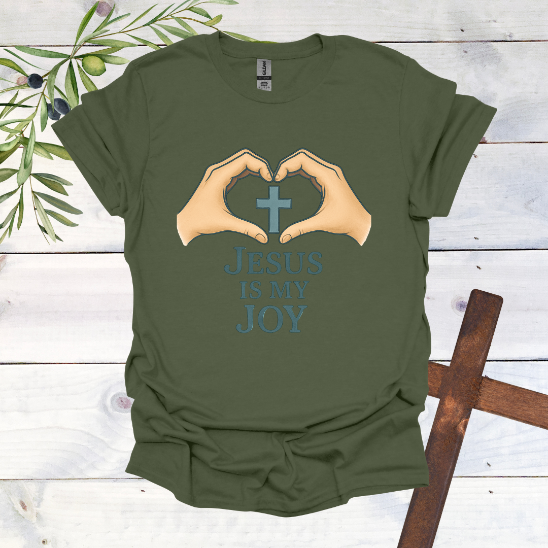 Jesus is my Joy Heart Hands T-Shirt