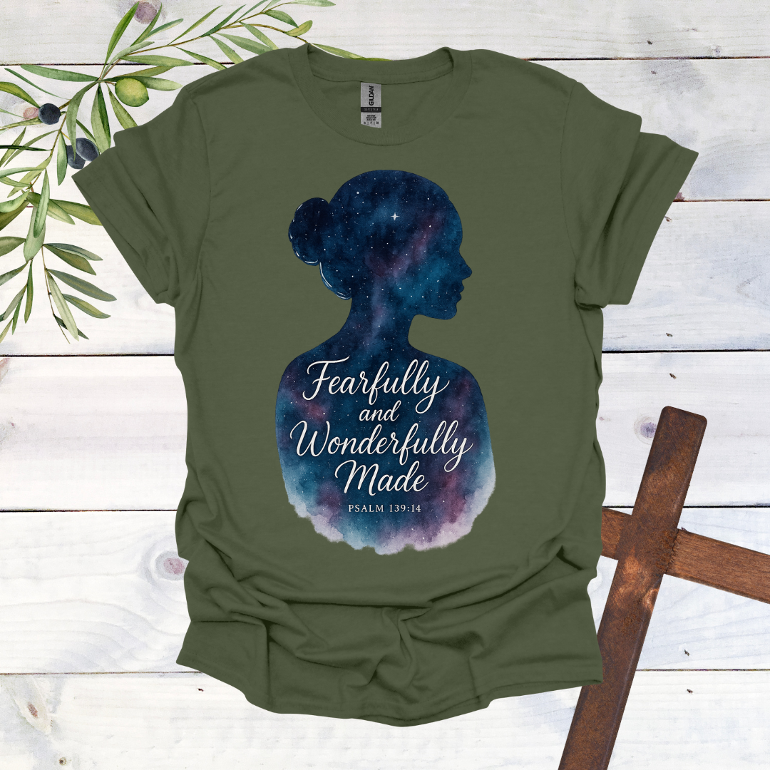 Fearfully & Wonderfully Made - Psalms 139:14 - T-Shirt