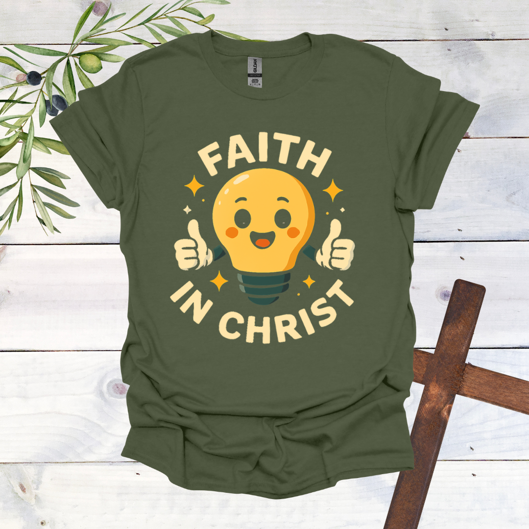 Faith in Christ Lightbulb T-Shirt