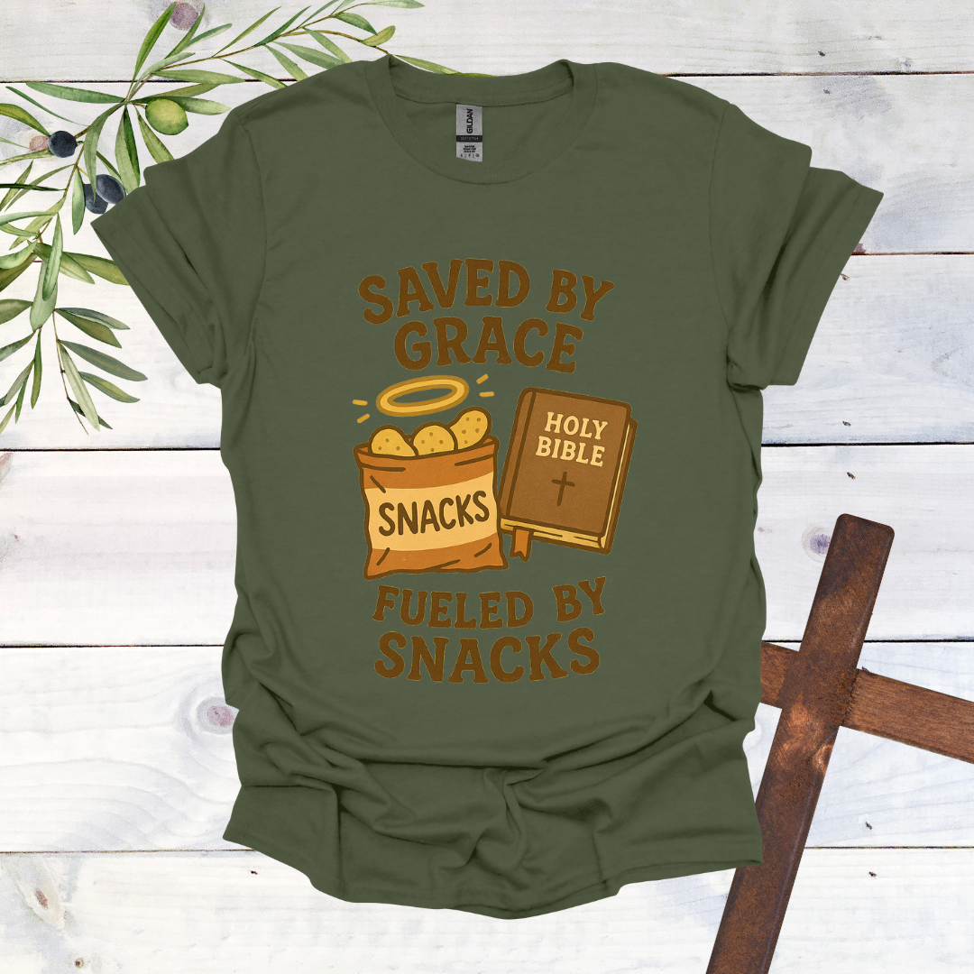 Save by Grace Fueled by Snacks T-Shirt