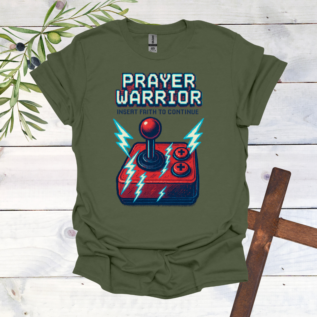 Prayer Warrior Video Game T-Shirt
