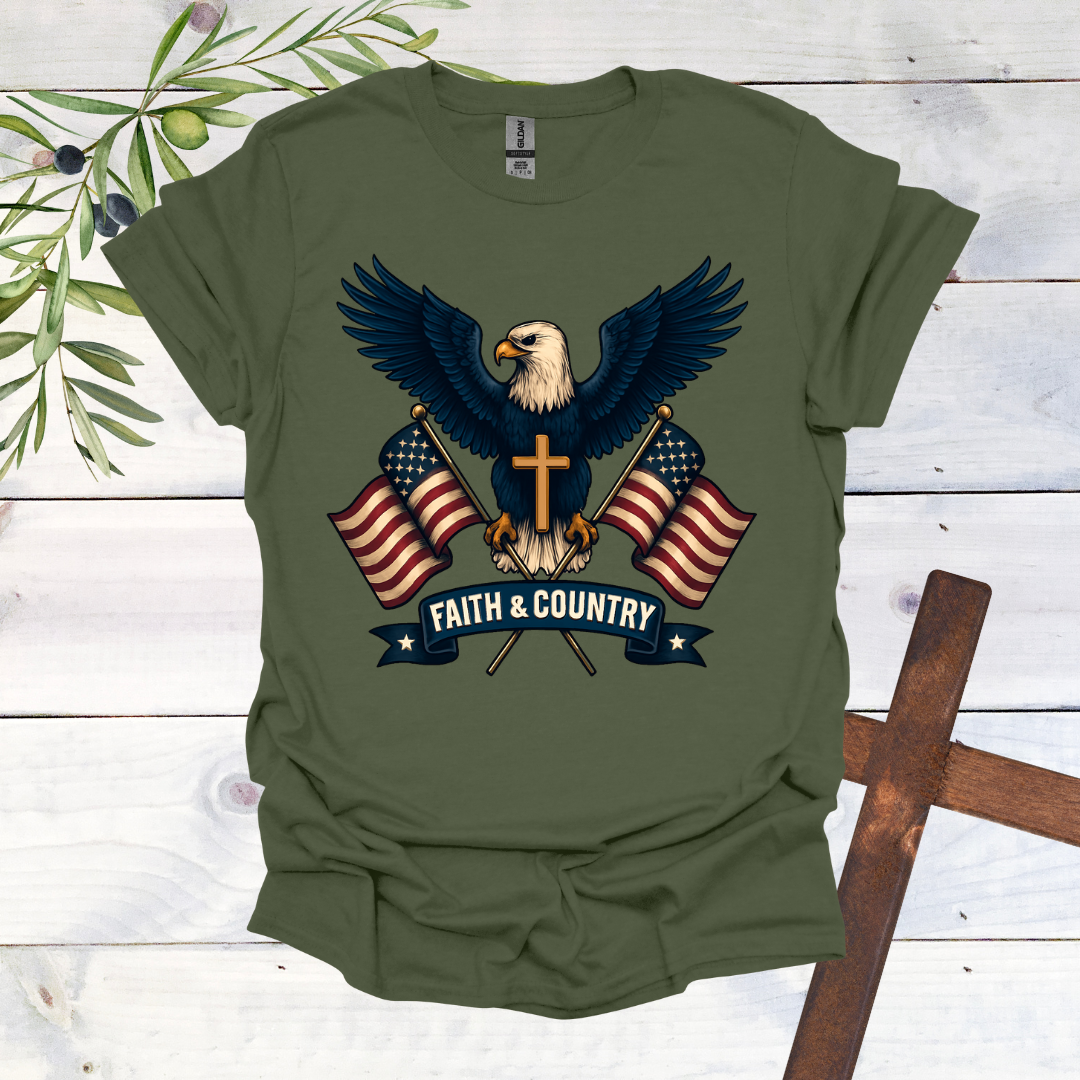 Faith and Country Eagle T-Shirt