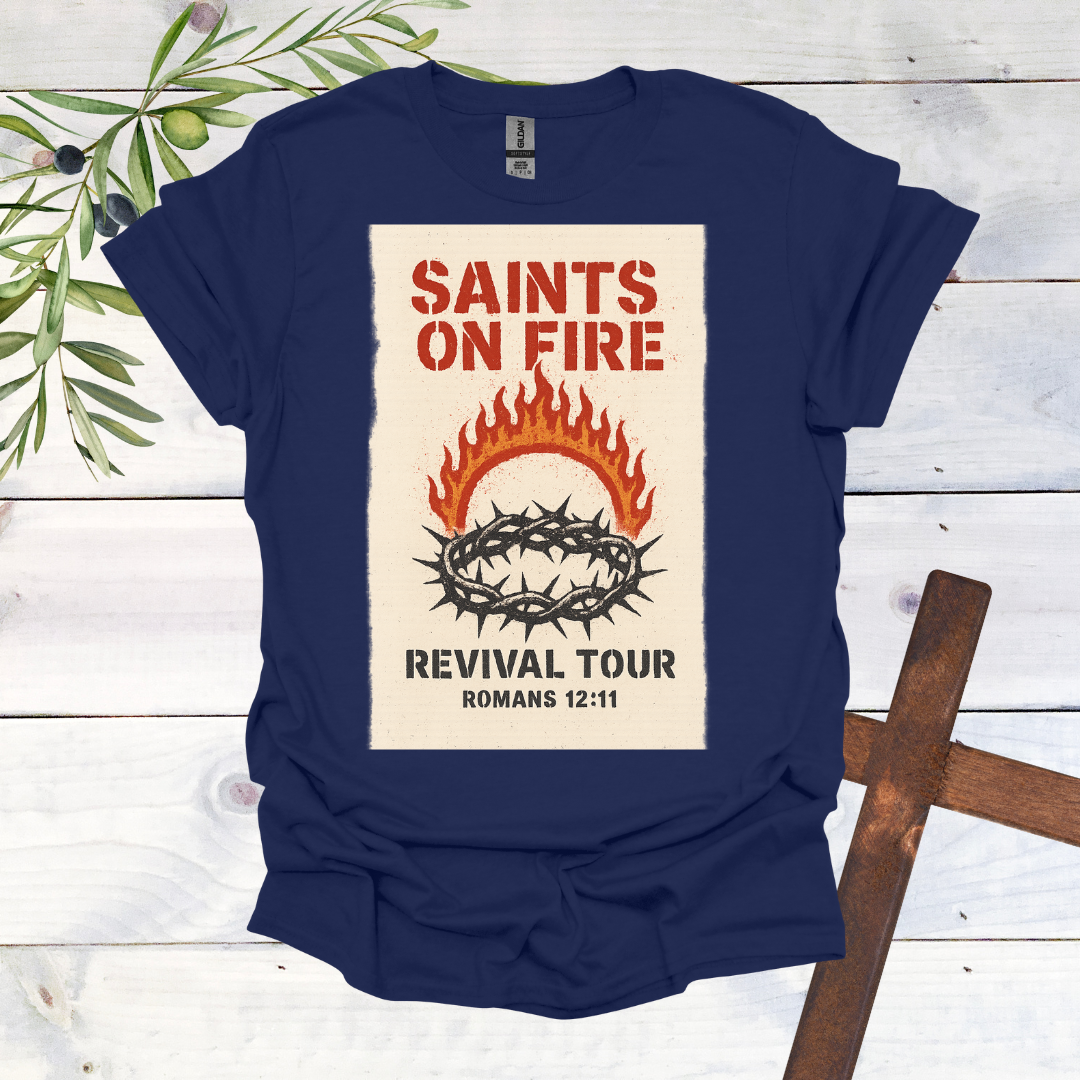 Saints on Fire Revival Tour Band T-Shirt