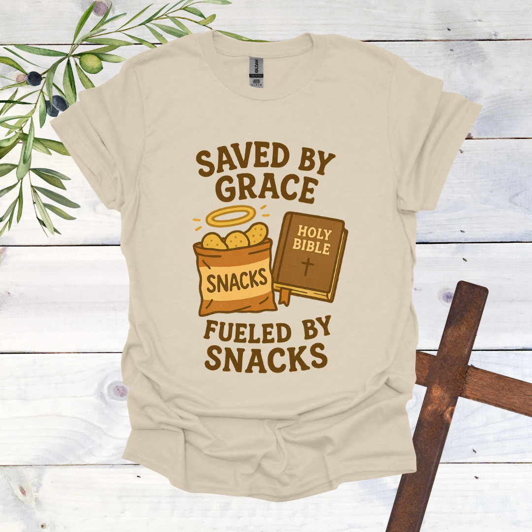 Save by Grace Fueled by Snacks T-Shirt