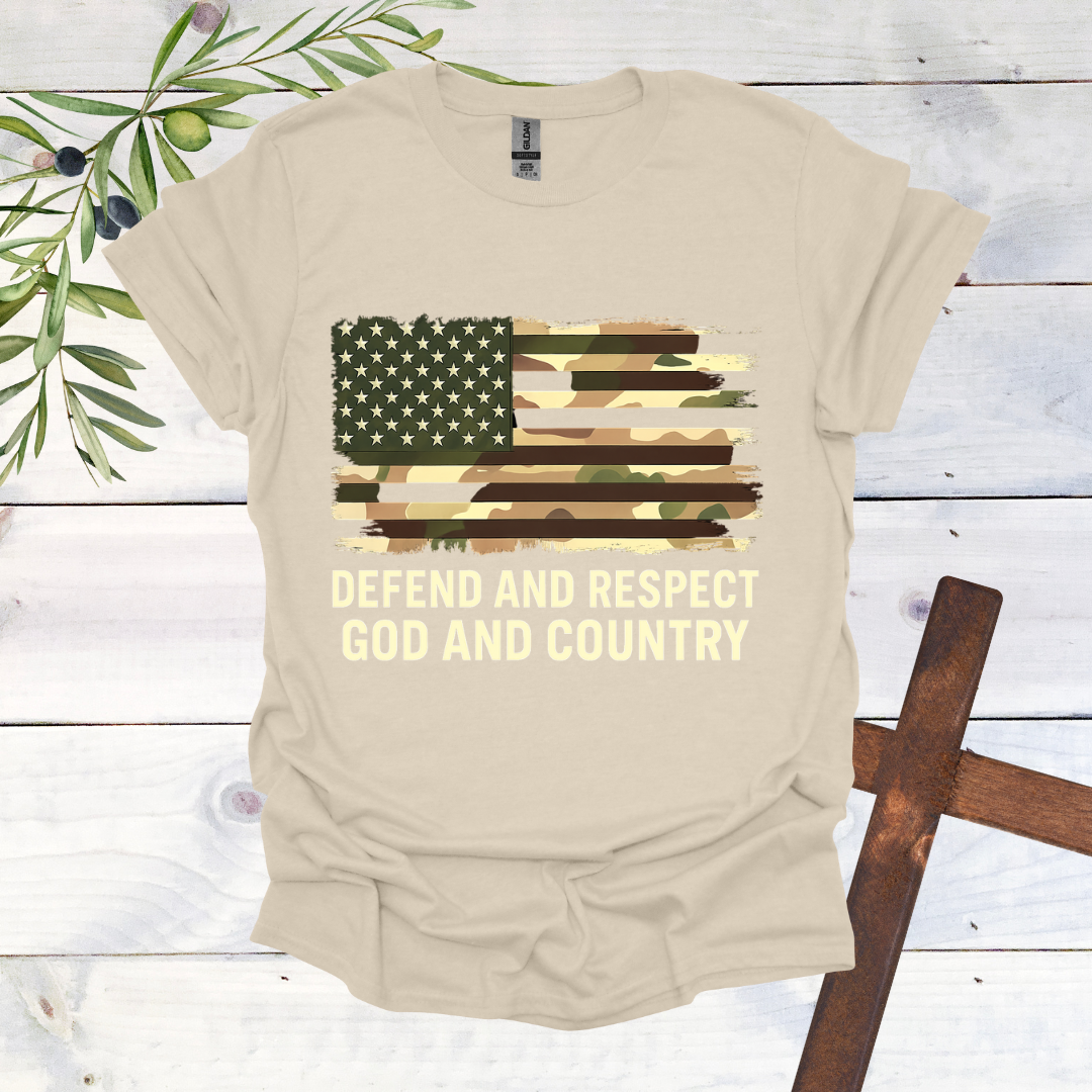Defend and Respect God and Country T-Shirt