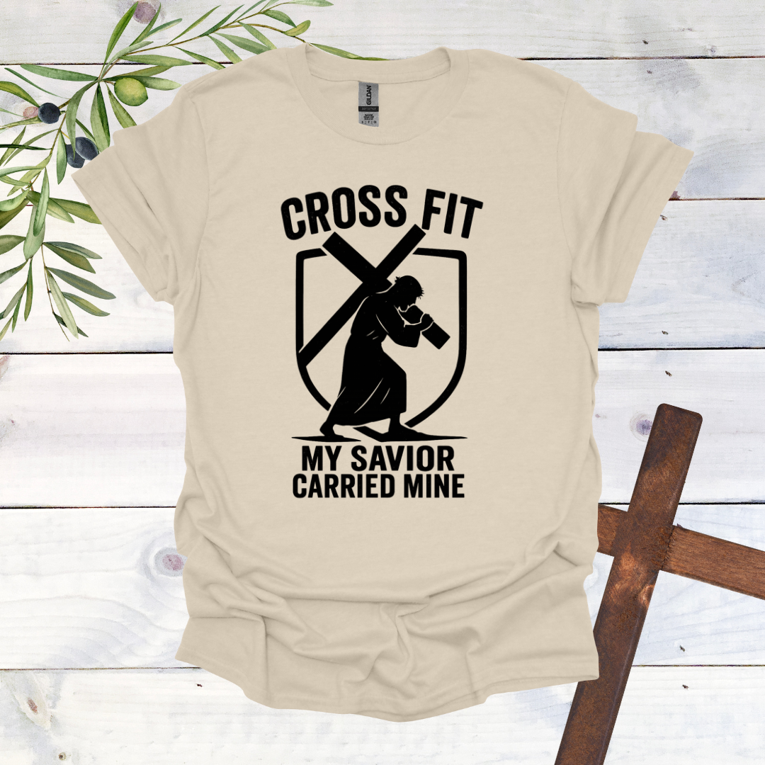 CROSS FIT: My Savior Carried Mine T-Shirt