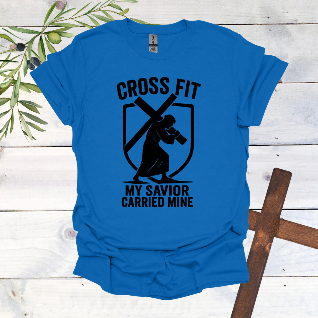 CROSS FIT: My Savior Carried Mine T-Shirt